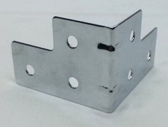 (8) Eight 6 Hole Medium Brace for ATA Flight Case – Chrome Finish