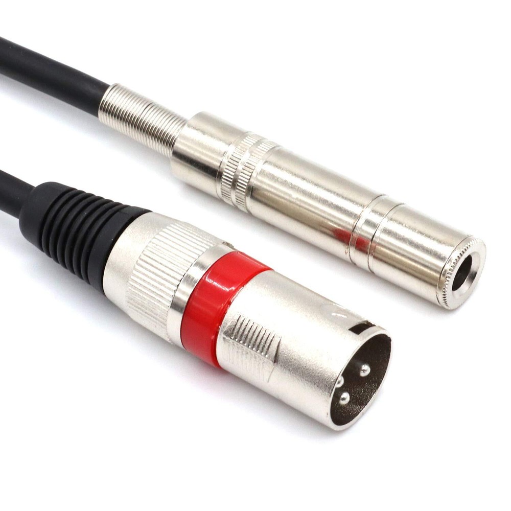 SiYear 6.35 mm 1/4″ Female to XLR Male Adapter Cable,Quarter 6.35F-XLRM-1.5M