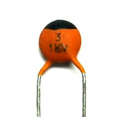 100pc Disc Ceramic Capacitor 3pF 1KV C ±0.25pF NP0 Pitch=4.5mm RoHS Taiwan NPO *