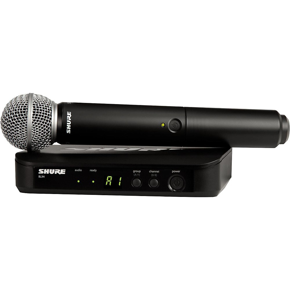 Shure BLX24SM58 Handheld Wireless System With SM58 Capsule Band H9