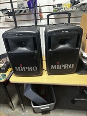 MIPRO MA808 Portable PA System with USB/SD Card Player, Wireless Mic, and