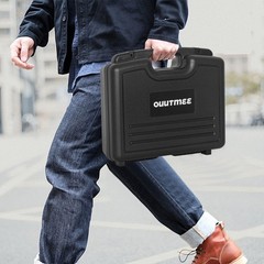 Portable Hard Case 12.2×9.85×3.77 Inch Customizable Diced Foam Tools