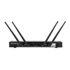 Professional Dual Headset Wireless Microphone System for Stage True Diversity