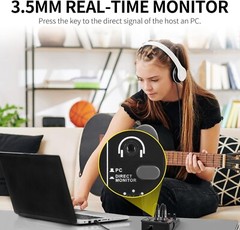 Compact USB Audio Interface for PC – 2-Channel XLR & 3.5mm Microphone Input