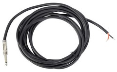 Rockville RTSBW15 15 Foot 1/4″ TS to Bare Wire Speaker Cable,16 AWG,100% Copper