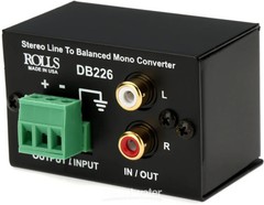 Rolls DB226 Stereo Line to Balanced Mono Converter