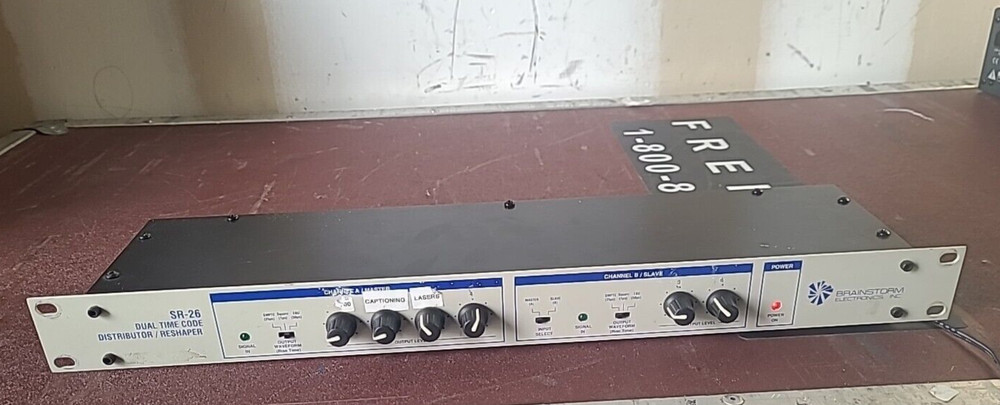 Brainstorm Electronics SR-26 Dual Timecode Reshaper/Distributor (See Description