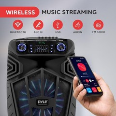 Pyle PPHP152NSM 1680W Portable Bluetooth PA Speaker – Black (Used)