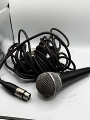 Shure PG58 Wired Dynamic Microphone with XLR Cable Used