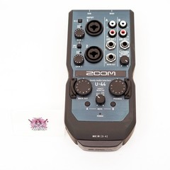ZOOM U-44 4-Channel USB Audio Interface Portable Recorder Tested w/ Box Japan