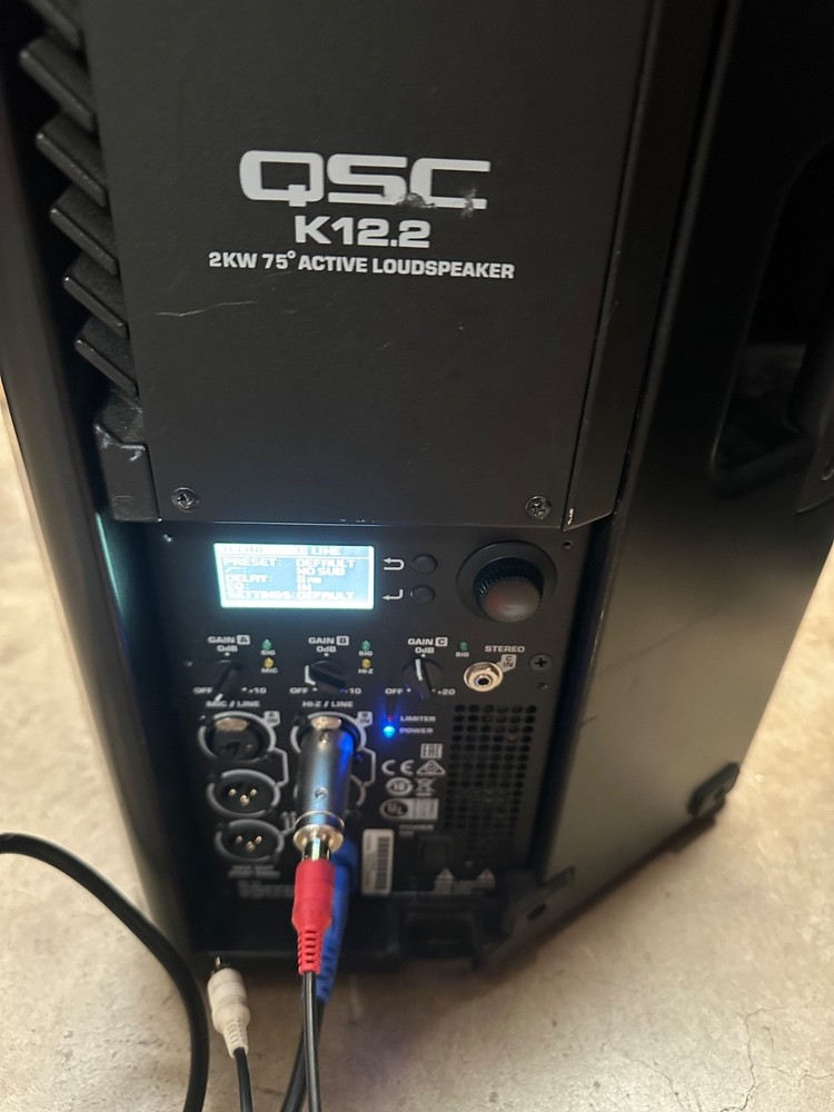 QSC K12.2 K2 Series Two-Way 2000W Active 12″ DJ PA Speaker with Carry Case