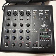 Harbinger M200-BT Powered Audio Mixer Bluetooth 4-Channel TESTED