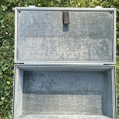 Americase Aluminum Gun Case Carry Handle Fully Lined Divider Black/Silver w/ Key