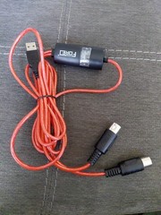 USB MIDI Interface Cable Adapter IN-OUT for PC Keyboard Piano