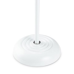 Round Base Straight Mic Stand White with Bag – On-Stage