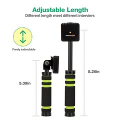 Wireless Microphone Handle, Adapter Compatible with RODE Wireless Go and Go 2
