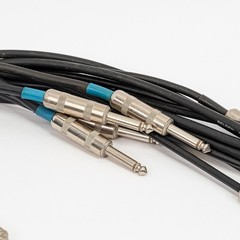 Lot of 15 Pro Co & Belden 1/4″ Patch Cables Assorted Lengths