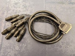 Mogami 2932 – DB25 to 8x XLR Female Analog Audio Snake Cable – 5 Feet