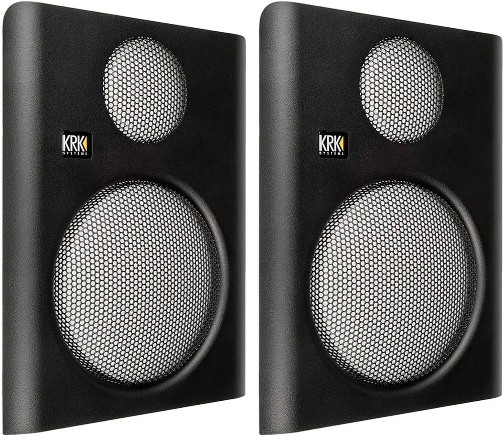 Protective Grilles for RP8G4 Monitors Black, Pair (RP8G4GRLB)