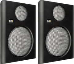 Protective Grilles for RP8G4 Monitors Black, Pair (RP8G4GRLB)