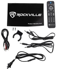 Rockville ROCKnGo 8″ Portable Rechargeable PA Speaker w Bluetooth + Wireless Mic