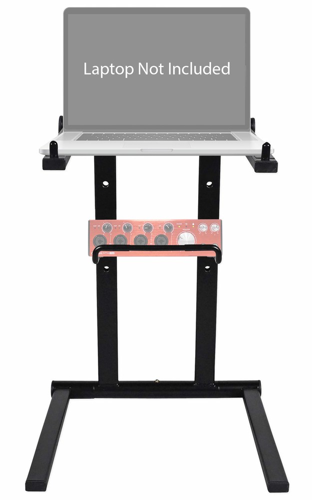 Rockville Laptop and Recording Interface Stand for Focusrite Clarett 4Pre USB
