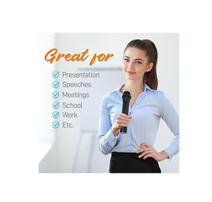 Pyle VHF Fixed Frequency Wireless Microphone System, Adjustable Volume Controls