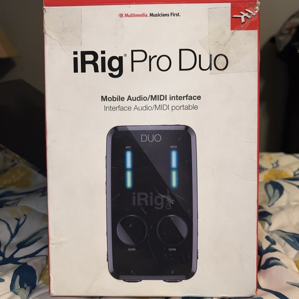IK Multimedia iRig Pro Duo I/O 2-Channel Audio and MIDI Interface for iOS/MAC/PC
