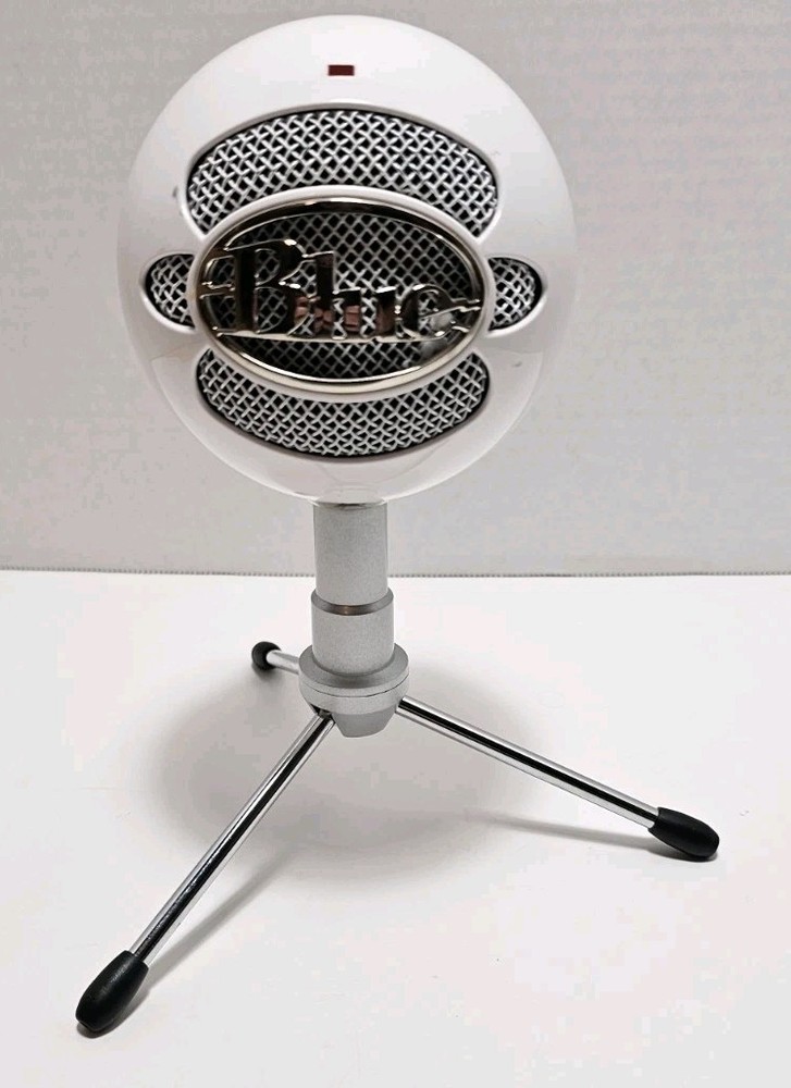 Logitech for Creators Blue Snowball iCE USB Microphone for PC, Mac – White