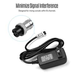 Console Mixer Power AC Adapter 15V 230mA Universal 4-Pin Circular Connector