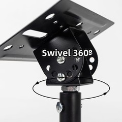 Universal Speaker Wall Ceiling Mounts Support up to 80lb,Heavy Duty Dual Blac…