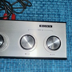 Vintage Sony Model MX-6S Stereo Microphone Mixer Band Japan Gently Used