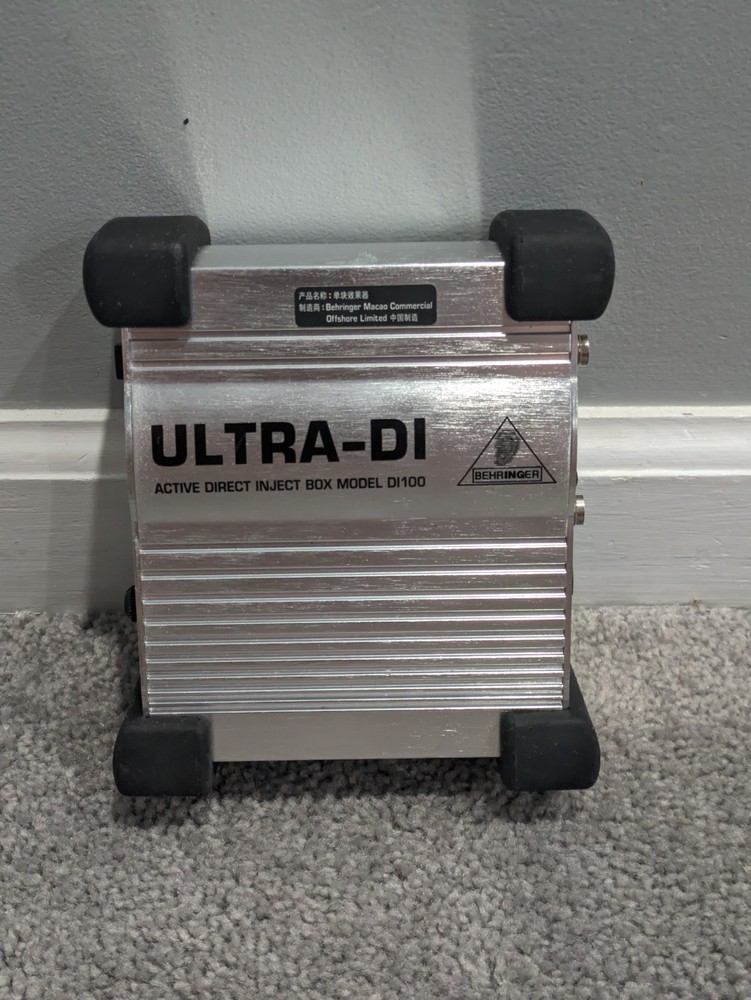 Behringer ULTRA-Di Active Direct Inject Box Model DI-100 TESTED