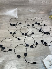 Fake Headset Props Singer Play Microphone for Kids Child Costume Lot Of 10