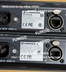 1pcs A set of Sennheiser EM3732II receiver with 2 MD5235 microphones*go
