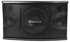 Pair Rockville KPS80 8″ 3-Way 800 Watt Karaoke/Pro Speakers+Adjustable Stands