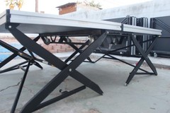 StageRight 6×8 Foldable Rolling Stage Riser dual sided Tri Height 36″ 24″ 16″