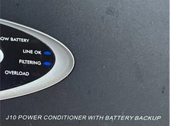APC J10BLK-12 Outlets Battery Backup Power No Battery,HT ,1000VA-120VBlack
