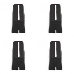 4pcs Fader Knob Cap For Pioneer DDJ-SX SZ Rane 61 62 64 68 Denon Numark (Black)