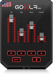 TC Helicon Goxlr MINI Online Broadcast Mixer with Usb/Audio Interface and Midas