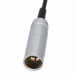 Mini-XLR 3Pin TA3M plug to Microdot 3″ audio RF cable for Microphone headphone