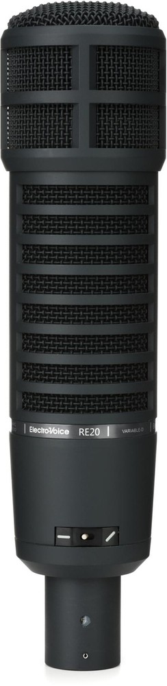 Electro-Voice RE20 Dynamic Broadcast Microphone with Variable-D – Black