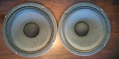 G12L-35 Celestion 16ohm England Pair guitar speakers Tested Working !!