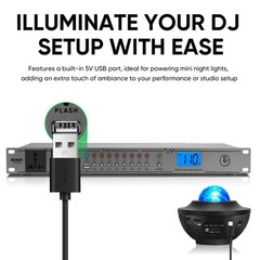 MICNAUX Rack Mount Power Conditioner 20A Sequencer for Audio Equipment, Grey