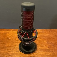 HyperX QuadCast USB Microphone –no USB Cable/power plug – Untested