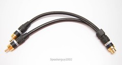 Tributaries RCA Splitter / RCAF – 2X RCAM — CBL2