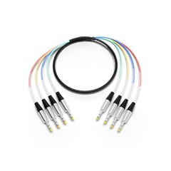 proreck Snake Cable 4-Channel 6ft Shielded Audio Cable 1/4“ TRS to 1/4“ TRS