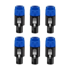 5Core Speakon 4 Pole Male Plug Compatible Audio Cable Connectors High Quality