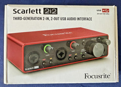 Focusrite Scarlett 2i2 – 3rd Gen – New unused in box w/ USB cable