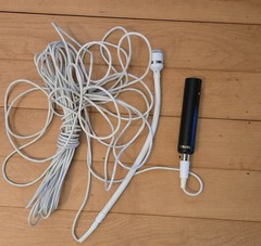 CAD CM-100W Hanging Choir Condenser Microphone White 30′ Long Tested